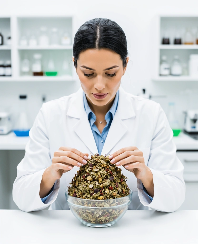 Pakar Nutrisi memeriksa ramuan